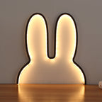 Bunny-Shaped LED Ambient Wall and Table Night Light | Thrascher