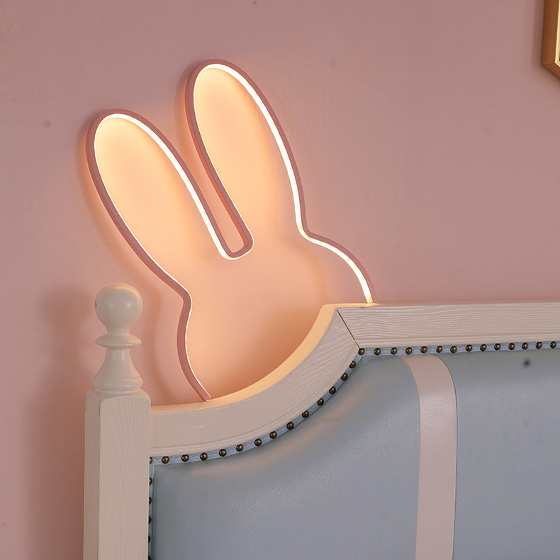 Bunny-Shaped LED Ambient Wall and Table Night Light | Thrascher