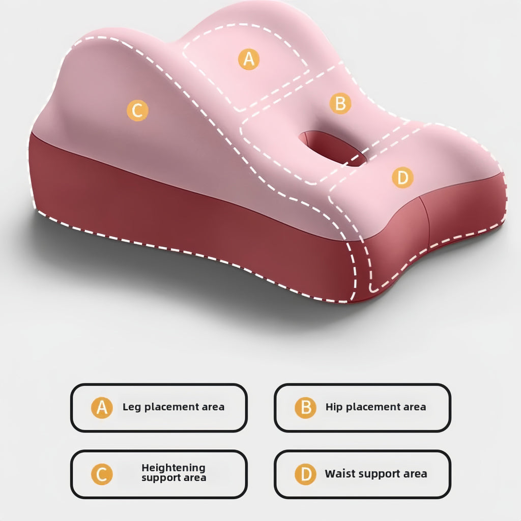 Button-Activated Intimate Support Pillow for Couples and Bedroom Use, view 3