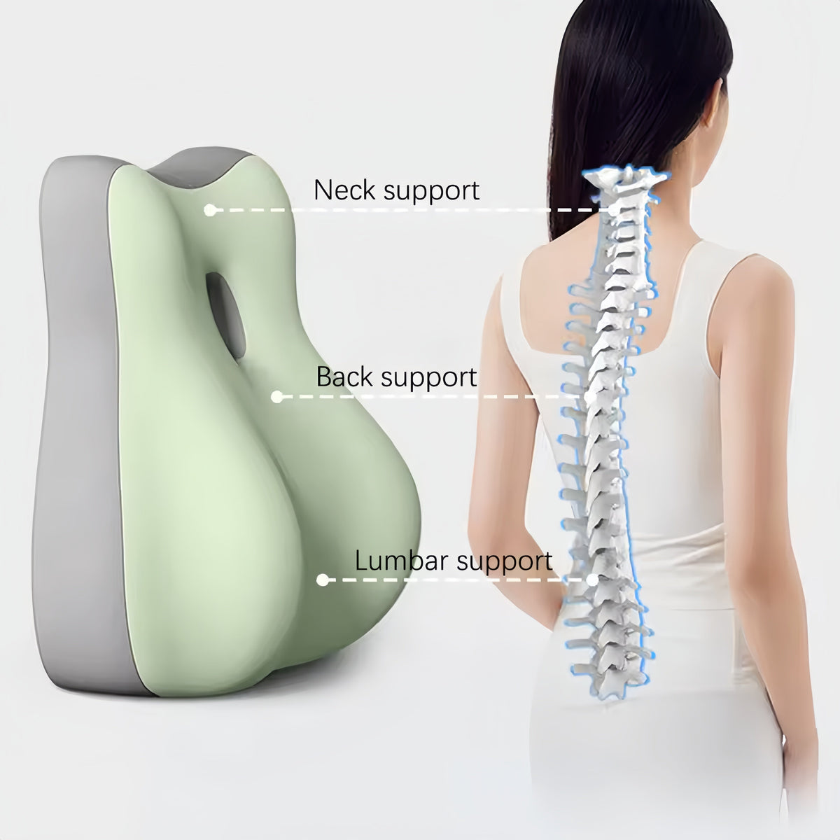 Button-Activated Intimate Support Pillow for Couples and Bedroom Use, view 7