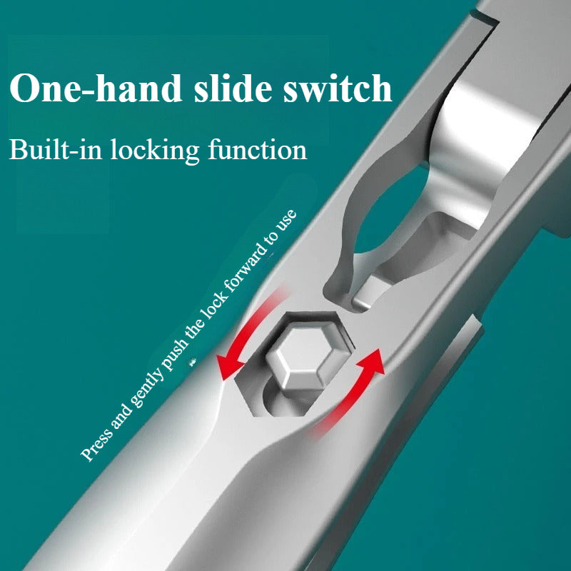 Precision Nail Clippers, Straight or 25° Angled Edge, Die-Cast Metal