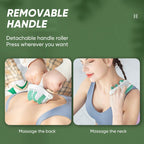 Manual Massage Roller with 360° Rollers, Adjustable Opening and Removable Handle