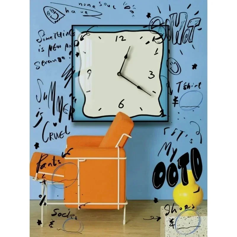 Calmella Art Silent Wall Clock
