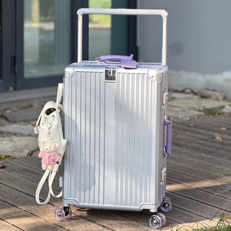 Carry-On Luggage with Cup Holder, Multi-Directional Wheels, view 4