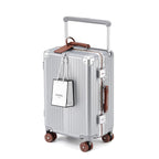 Carry-On Luggage with Cup Holder, Multi-Directional Wheels, view 6