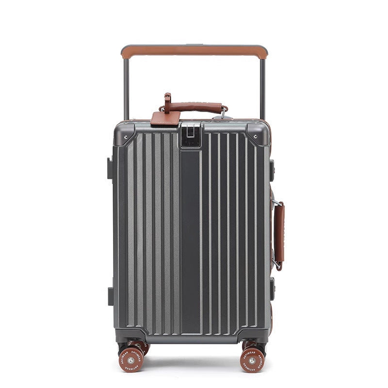 Carry-On Luggage with Cup Holder, Multi-Directional Wheels, view 7