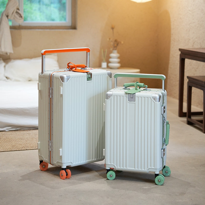 Carry-On Luggage with Cup Holder, Multi-Directional Wheels, view 9