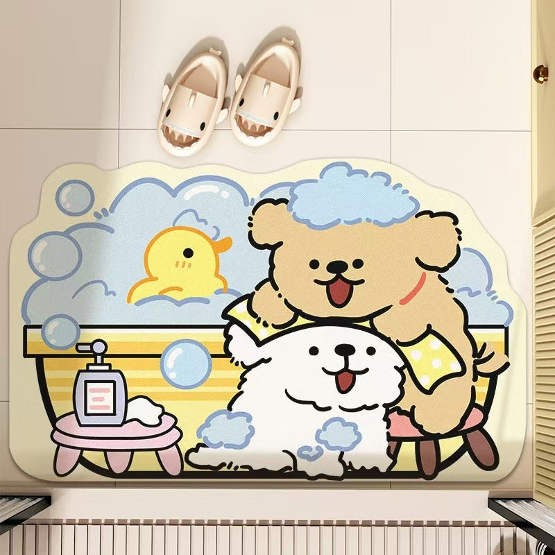 Cartoon Bath Mat | Thrascher