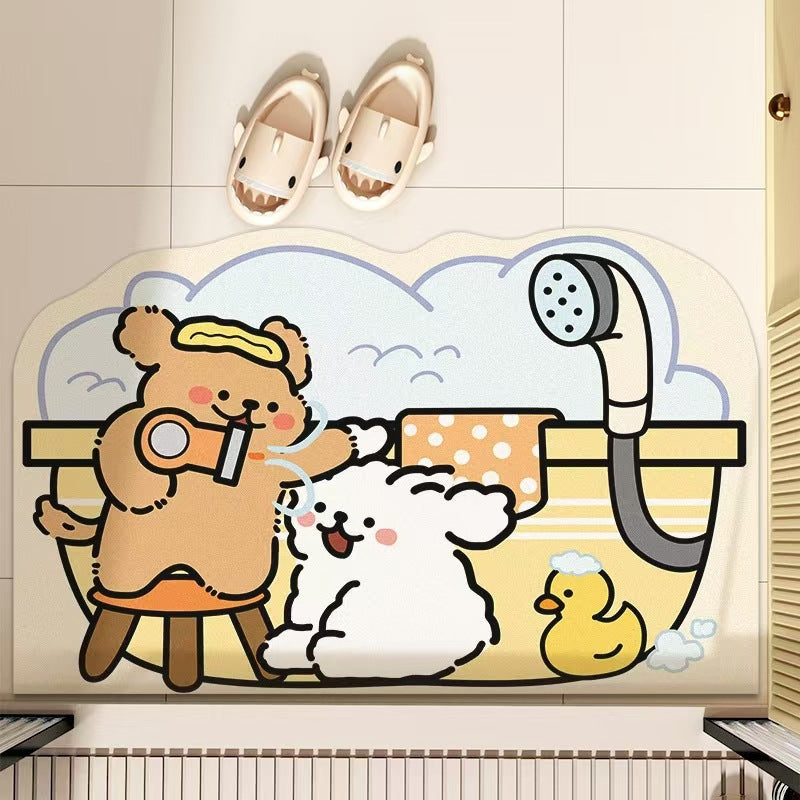Cartoon Bath Mat | Thrascher