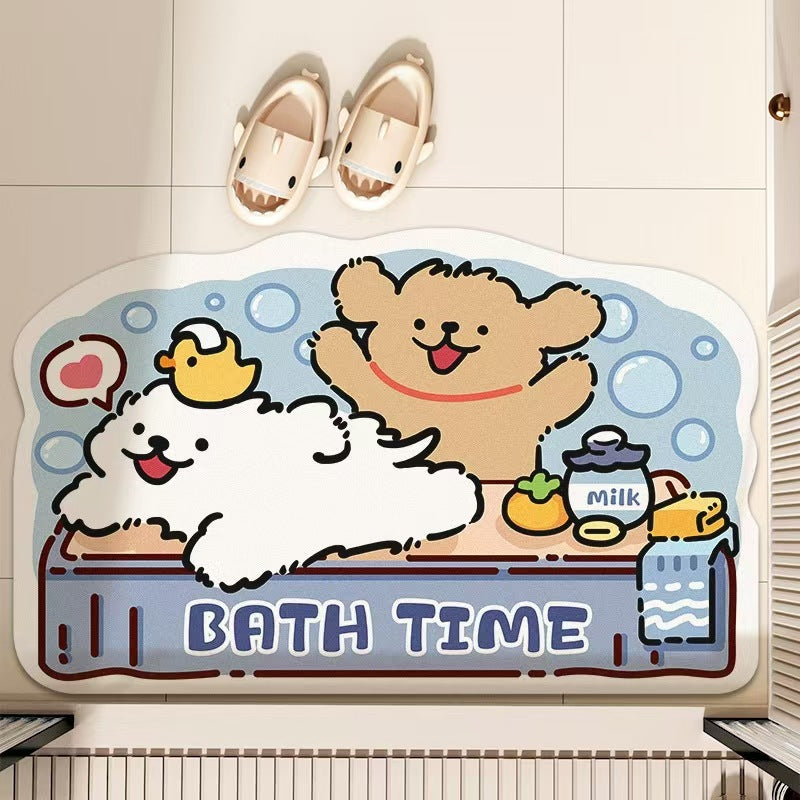 Cartoon Bath Mat | Thrascher