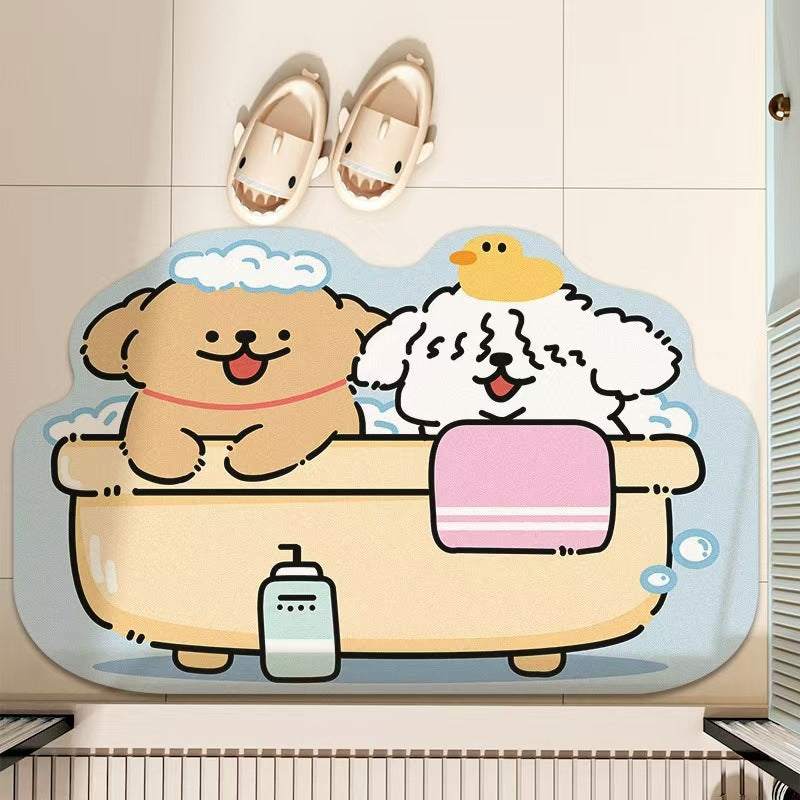 Cartoon Bath Mat | Thrascher