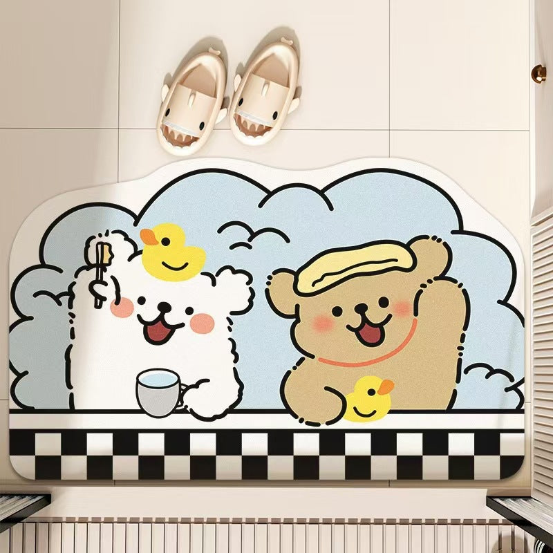 Cartoon Bath Mat | Thrascher