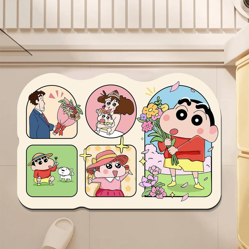 Cartoon Character Bathroom Mat | Thrascher