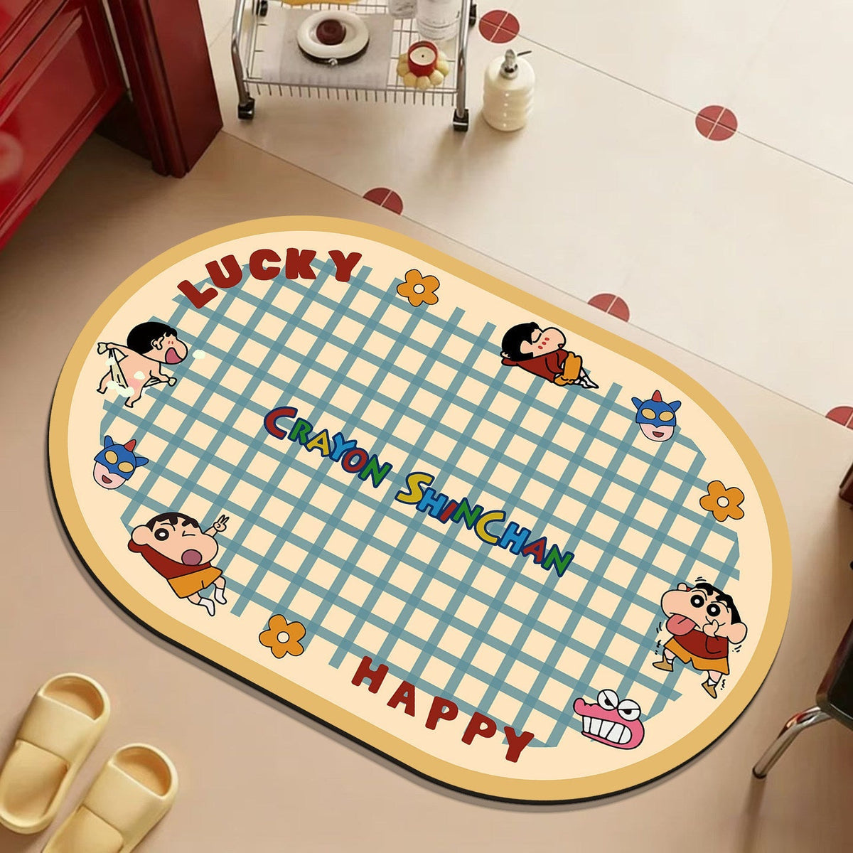 Cartoon Character Bathroom Mat | Thrascher