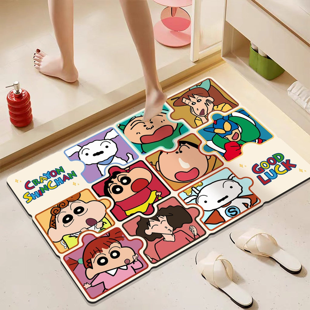 Cartoon Character Bathroom Mat | Thrascher