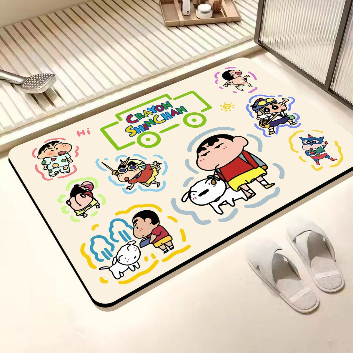 Cartoon Character Bathroom Mat | Thrascher