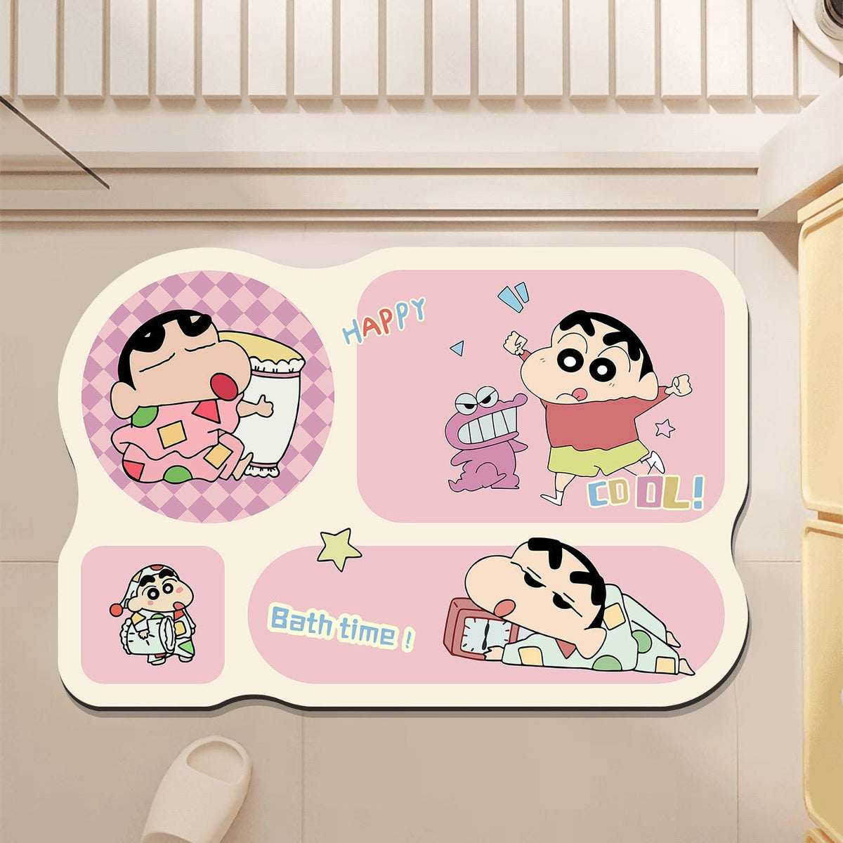 Cartoon Character Bathroom Mat | Thrascher