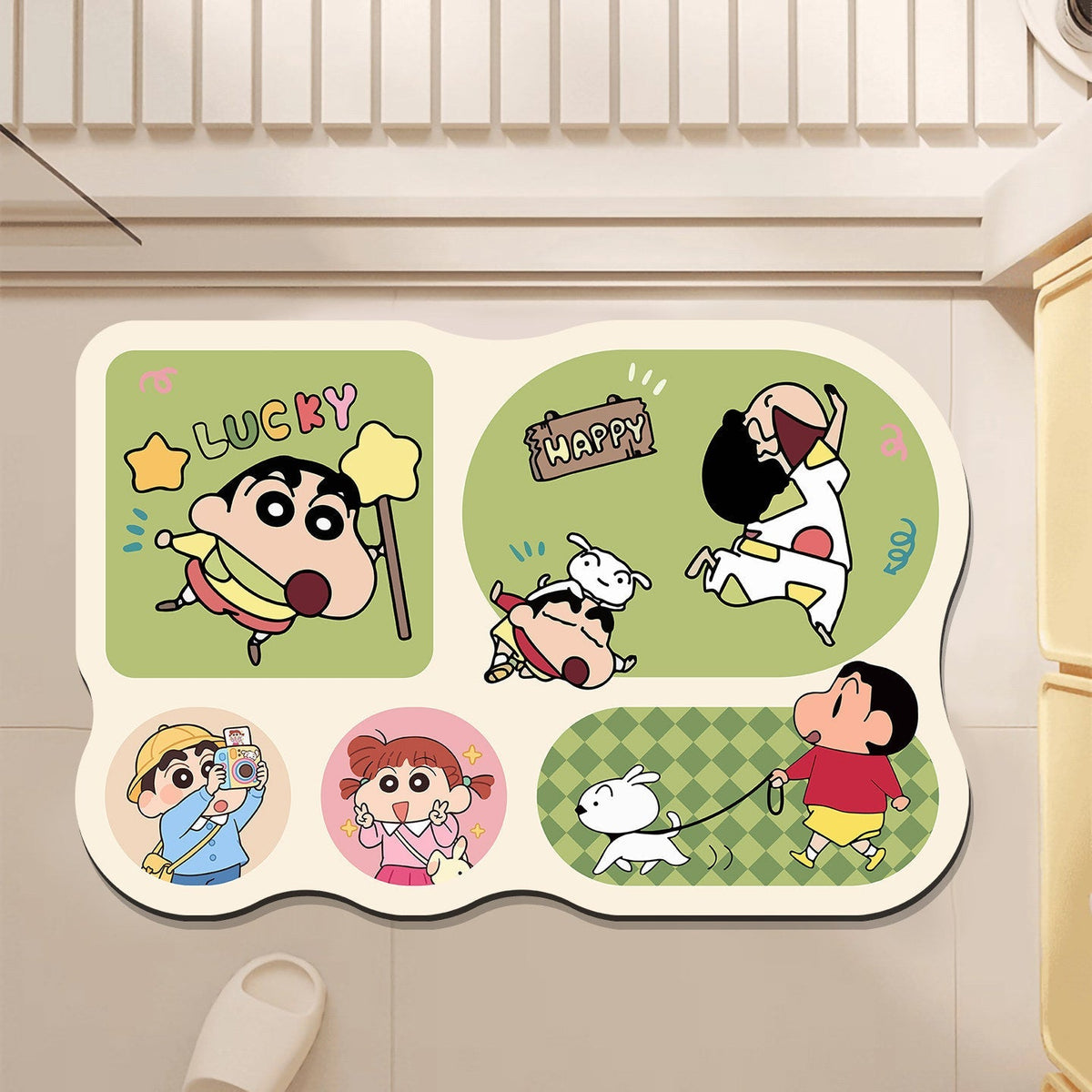 Cartoon Character Bathroom Mat | Thrascher