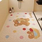 Cartoon Character Themed Bath Mat Soft Textile Non Slip | Thrascher