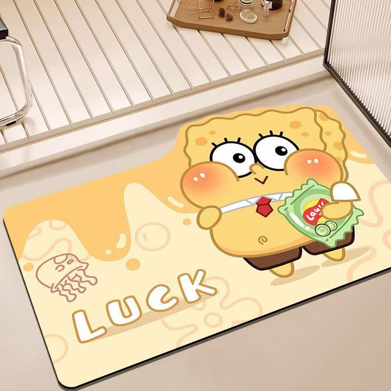 Cartoon Character Themed Bath Mat | Thrascher