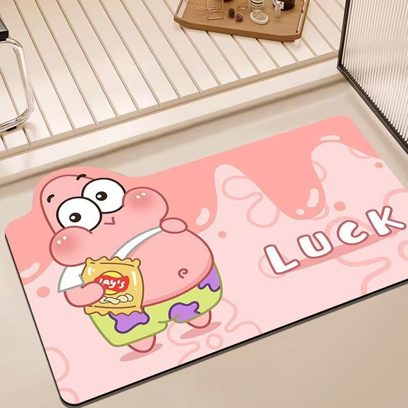 Cartoon Character Themed Bath Mat | Thrascher