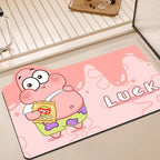 Cartoon Character Themed Bath Mat | Thrascher