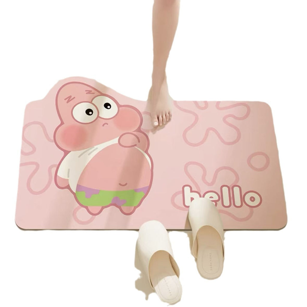 Cartoon Character Themed Bath Mat | Thrascher