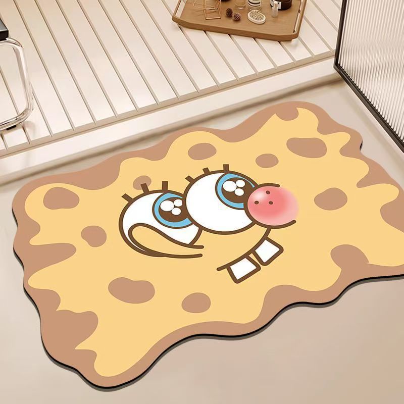 Cartoon Character Themed Bath Mat | Thrascher