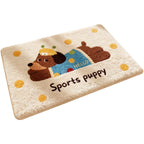 Cartoon Dog-Themed Bath Rug | Thrascher