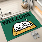 Cartoon Dog-Themed Welcome Mat | Thrascher