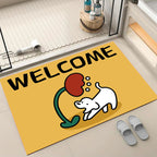 Cartoon Dog-Themed Welcome Mat | Thrascher