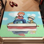 Cartoon-Themed Floor Mat | Thrascher
