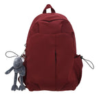 Casual Multi-Pocket School Backpack with Exterior Pockets for Books, view 3