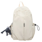 Casual Multi-Pocket School Backpack with Exterior Pockets for Books, view 4