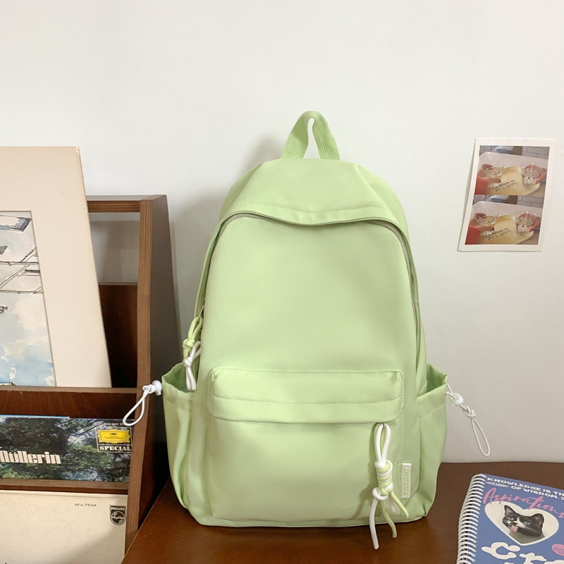 Casual Multi-Pocket School Backpack with Exterior Pockets for Books, view 8
