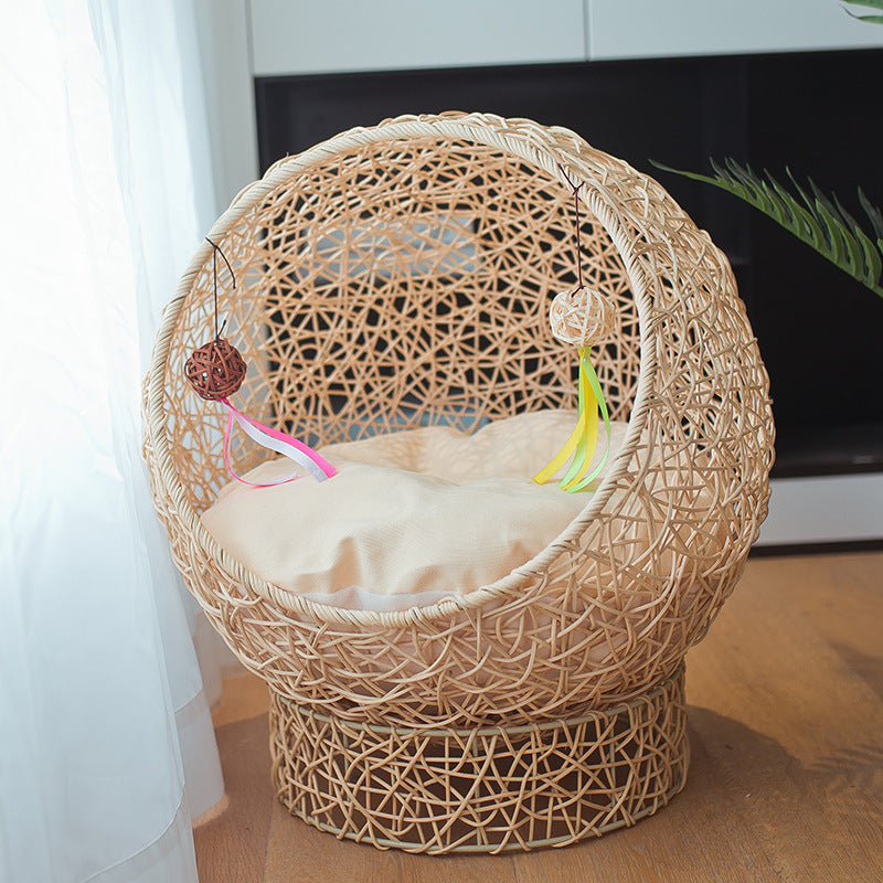 Cat Bed made of Rattan | Thrascher
