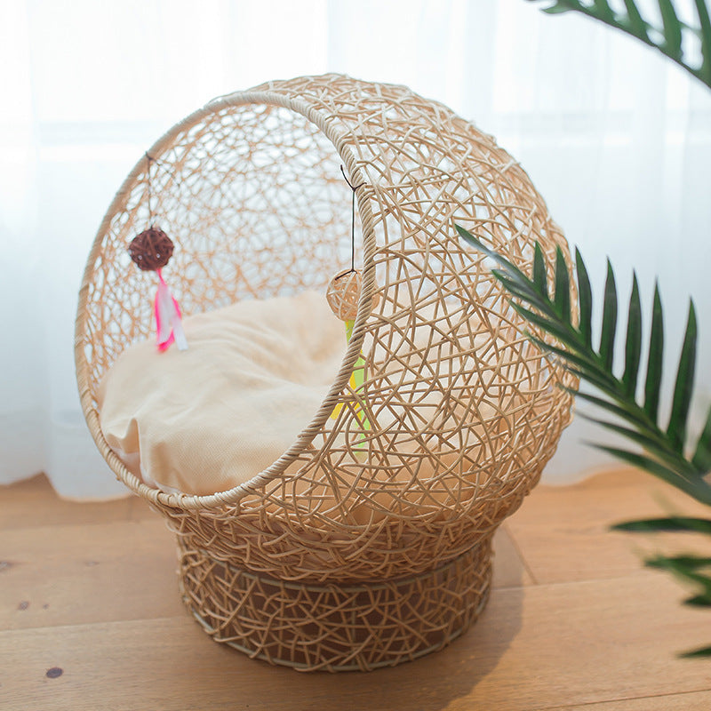 Cat Bed made of Rattan | Thrascher
