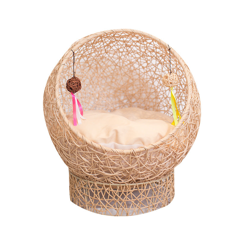 Cat Bed made of Rattan | Thrascher