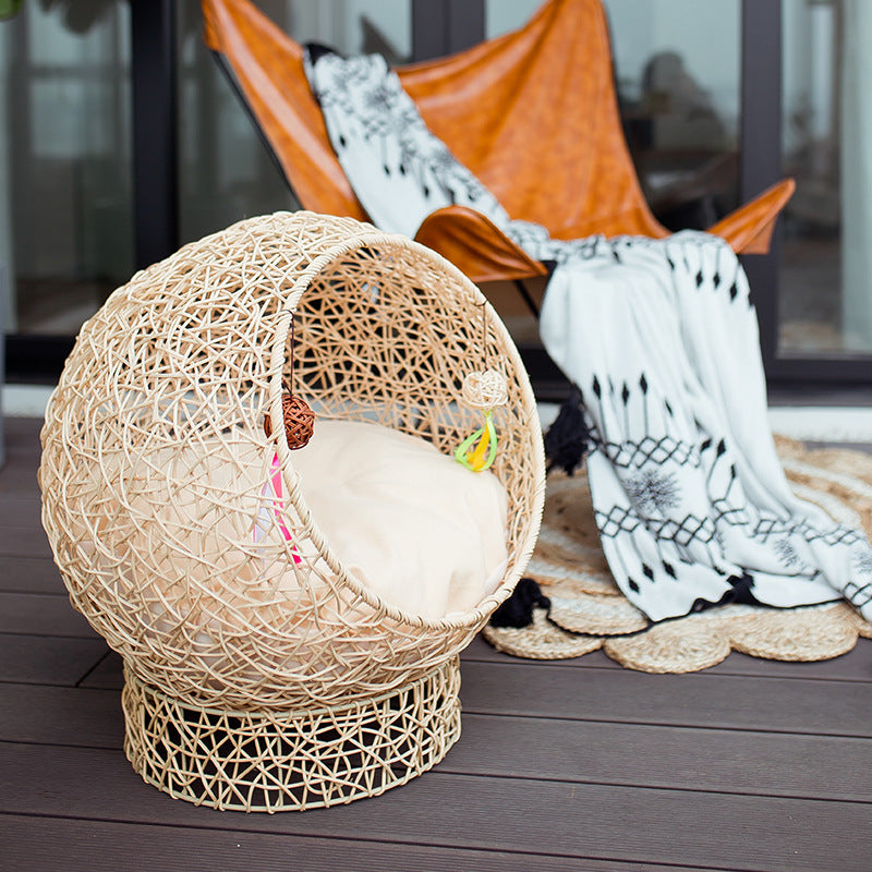 Cat Bed made of Rattan | Thrascher