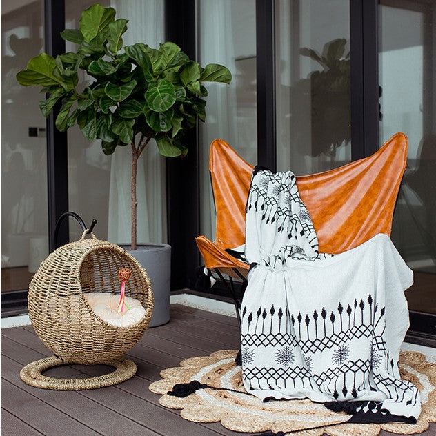 Cat Hammock Woven Natural Fiber | Thrascher