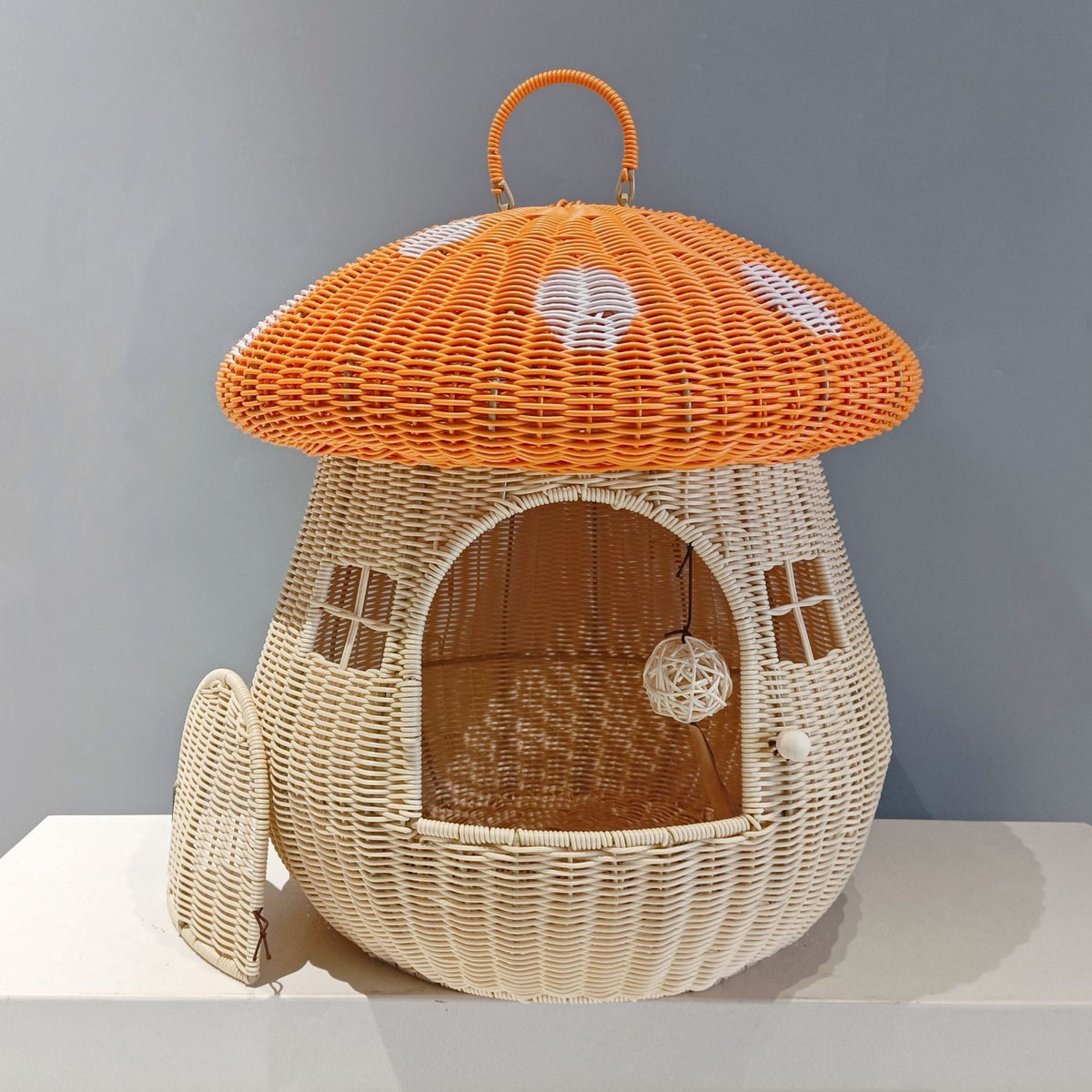 Cat House Woven Natural Fiber | Thrascher