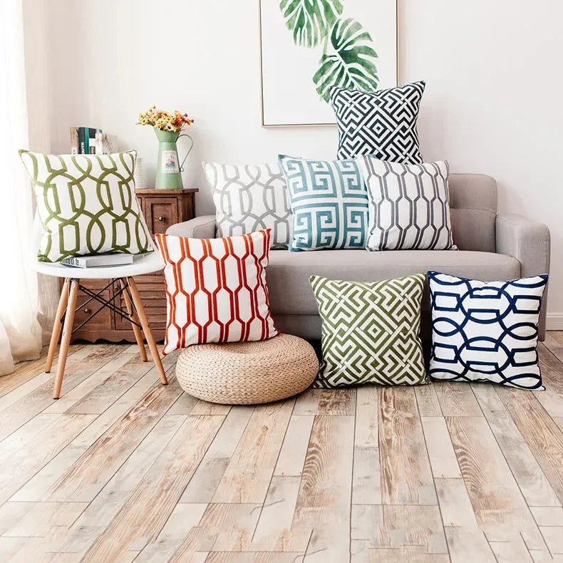 Cavren Embroidered Cushion Cover