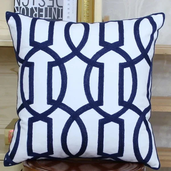 Cavren Embroidered Cushion Cover