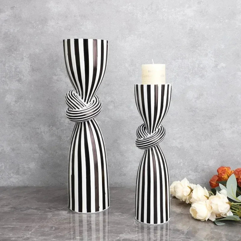Cellara Striped Candle Holder