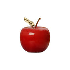 Ceramic Apple Table Lamp with Brass Rod and Metal Base | Thrascher