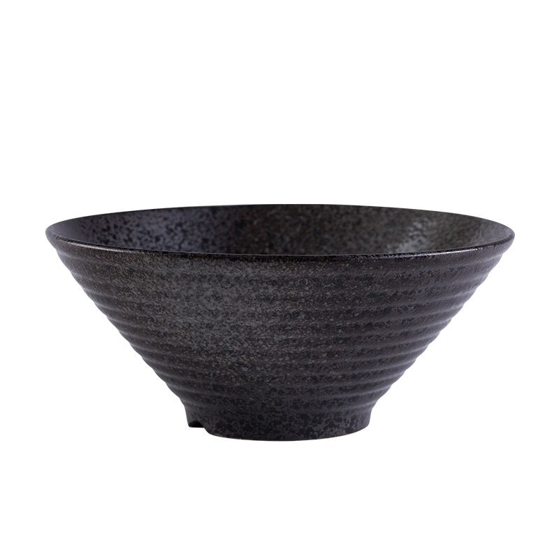 Ceramic Japanese Ramen Bowl, 1100 mL, 20 × 8.2 cm, 3 Colors, 2 Sets, view 5