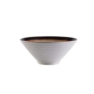 Ceramic Japanese Ramen Bowl, 1100 mL, 20 × 8.2 cm, 3 Colors, 2 Sets