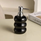 Ceramic Pump Dispenser for Soap, Lotion or Sanitizer, Bathroom or Kitchen