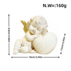 Charming Angel Figure with Heart Motif | Thrascher