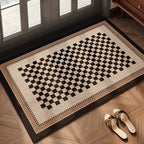 Checkerboard Pattern Welcome Mat | Thrascher